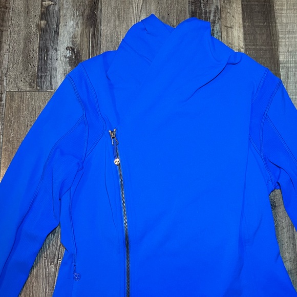 Lululemon Bhakti Yoga Jacket Baroque Blue Size 12 - Picture 3 of 7